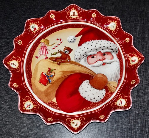 Piatto babbo natale villeroy - babbo,