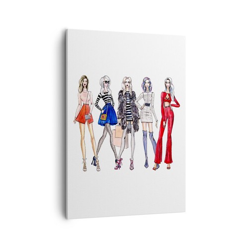 Quadro tela 50x70cm moda - su,