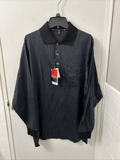 Pierre Cardin Paris camicia uomo grigio medio nero manica lunga tasca logo nuova con etichetta