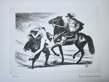 MILO MANARA Rapimento INCISIONE all'acquaforte Suite 347 PICASSO etching gravure