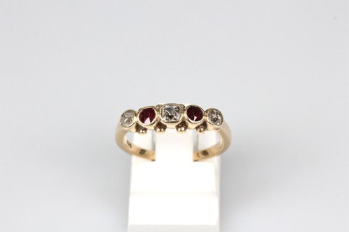 Anello 560 oro rubino - anello,
