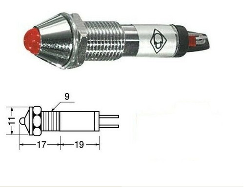 Segnalatore conico lampada - conico,