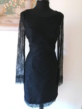 Abito tubino LIU JO  pizzo nero  TG 46  Senza etichetta  nuovo da outlet