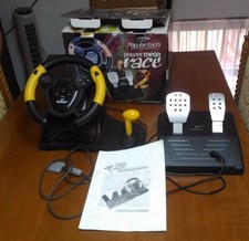 Volante e Pedaliera Power Mega Race 2. Compatibile con PS1Playstation Power Tech