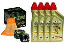 KIT/TAGLIANDO BMW K 1300 R 2009 2016 CASTROL 15W50 FILTRI OLIO ARIA