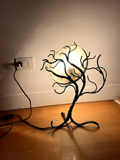 Lampada da tavolo in Ferro Battuto e carta