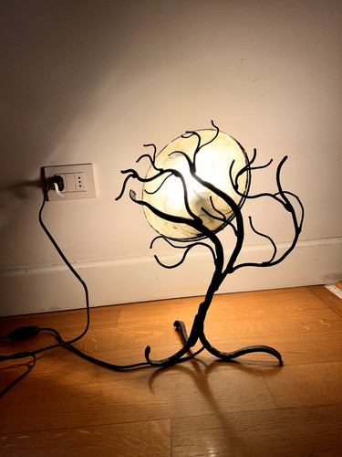 Lampada tavolo ferro - tavolo, in