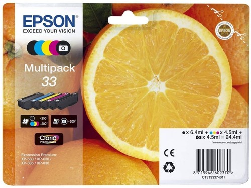 Cartuccia epson arancia - 33,