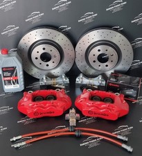 Impianto Frenante Maggiorato 305 Pinze Brembo 4 Pompanti Abarth 500 Alfa Lancia