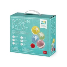 WOODEN BALL SET gioco BOCCE in