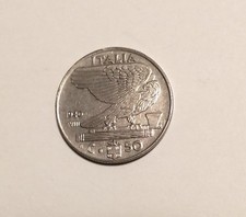 Moneta Da 50 Centesimi Di Lire 1940 Vittorio Emanuele III
