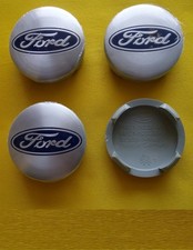 4 TAPPI COPRIMOZZO FORD 54mm FIESTA KUGA FOCUS KA MONDEO S-MAX C-MAX CERCHI LEGA