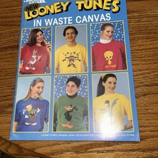 Looney Tunes in Waste Canvas libro di modelli punto croce di Leisure Arts #2564