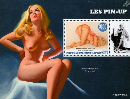 Pin girls nudo dipinti - pin-up,