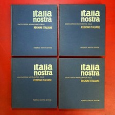 ITALIA NOSTRA ENCICLOPEDIA REGIONI ITALIANE 4 Volumi COMPLETA ! Ed. Motta (1962)