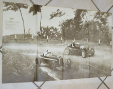 VECCHIO POSTER AUTOSPRINT I CAVALIERI DEL RISCHIO VARZI E NUVOLARI