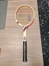 Racchetta da tennis Vintage Anni 80 in legno marca Fila
