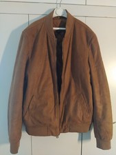 Giacca leggera in finto camoscio