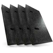 4 rampe per auto in gomma nere