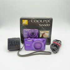 Nikon Coolpix S6600 viola confezione originale - fotocamera digitale compatta - testata