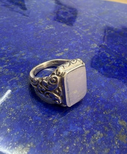 Anello uomo art déco con - uomo,