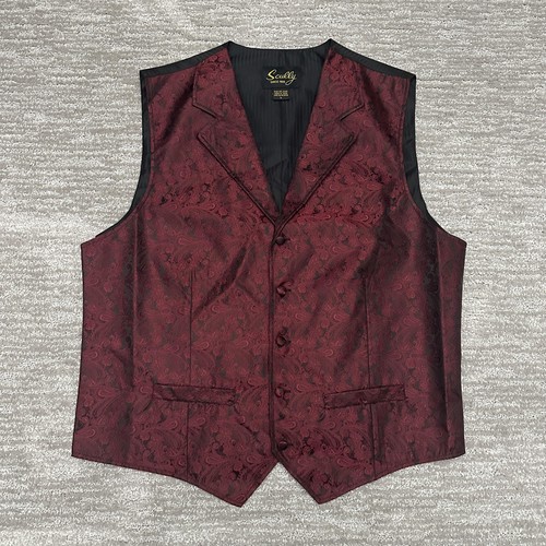 Gilet scully uomo grande - uomo, rosso