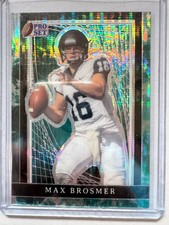 2024 Leaf Pro Set Pulsar Acqua Metallo 1/1 Max Brosmer #99, Vikings QB, 1 di 1