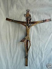 CROCIFISSO IN FERRO BATTUTO