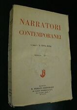 cura Titta Rosa NARRATORI CONTEMPORANEI vol.2 / Il Primato Editoriale 1921