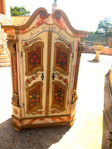 Armadio tirolese dipinto - tirolese,