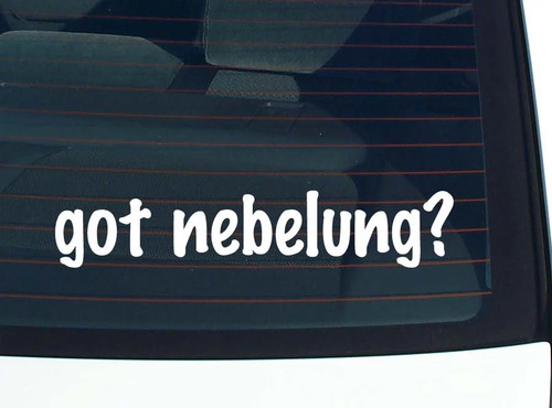 Got nebbia decalcomania auto - nebbia?,