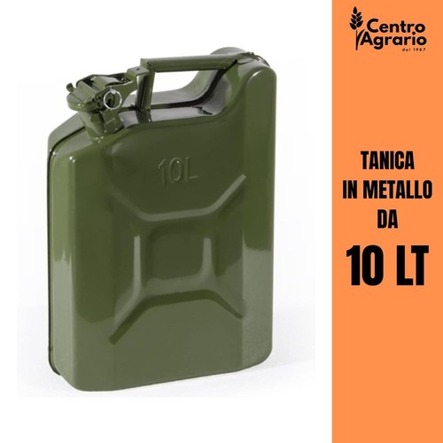 Tanica per benzina metallo - in,