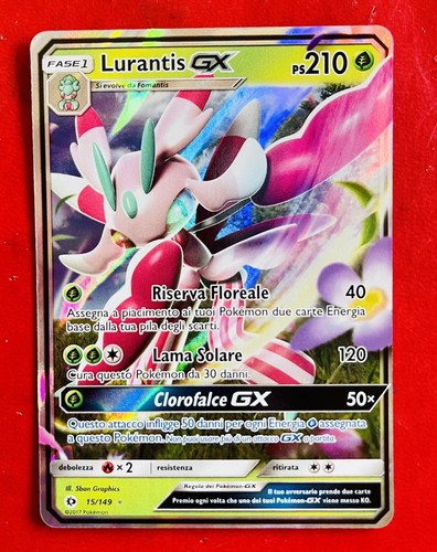 Lotto carte pokemon lurantis - lotto,