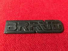 BRAVO LOGO SIGLA EMBLEMA FREGIO STEMMA SCRITTA BADGE OVALE TARGHETTA TARGA EPOCA