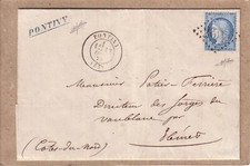 LETTRE PONTIVY GARE , CERES 25