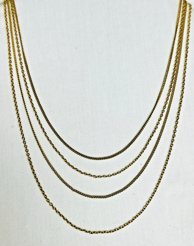 Collana strati catena fili - strati,