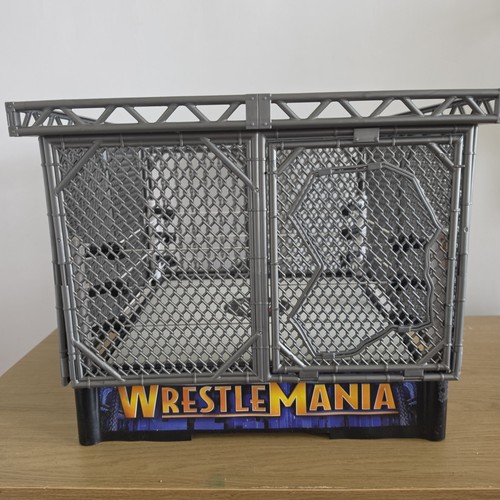 Wwe steel cage wrestlemania - wwe,