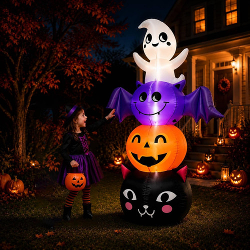 Zucca gonfiabile halloween - gonfiabile, 6ft