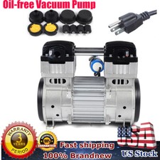 Pompa aria silenziosa oil-free 7CFM testa compressore aria piccola testa pompa aria motore 110V