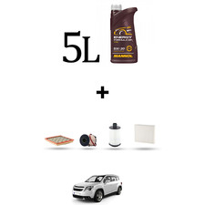 HOFFCAR Kit tagliando 4 FILTRI