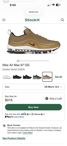 Nike air max gold - max,