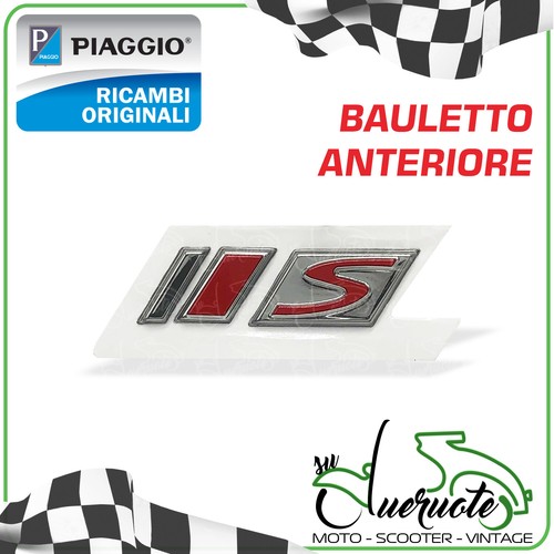 Targhetta bauletto anteriore - targhetta,