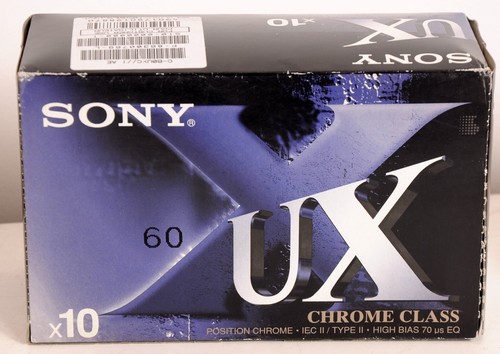 Audiocassette sony pacco - ux, 60