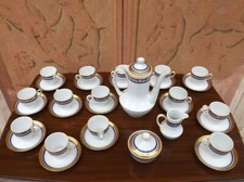 Ceramica servizio 31 pezzi Bavaria Winterling decoro oro zecchino epoca metà'900