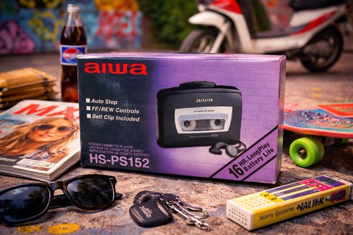 Aiwa ps152 walkman cassette - aiwa,