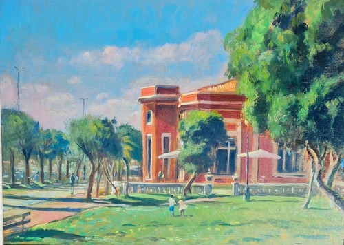 Dipinto vaccaro la - g.,