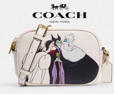 Borsa fotocamera Disney X Coach Mini Jamie con motivo cattivo Ursula Malefica Crudele