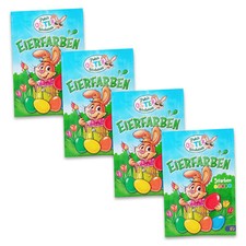 4x Uova di Pasqua Colore