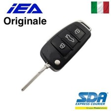 Telecomando ORIGINALE IEA chiave guscio per AUDI A1 A3 A4 A6 A7 Q3 Q5 Q7 3 tasti
