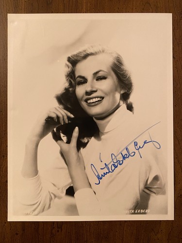 Foto autografata firmata - , anita